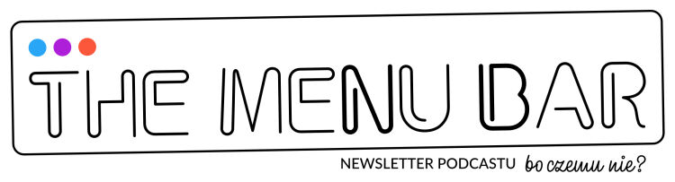 Logo newslettera „The Menu Bar”
